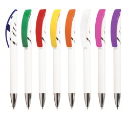 Plastic Printed logo Pen A-Starco Elite Digital Retractable Pens with ink colour Blue/Black Refill